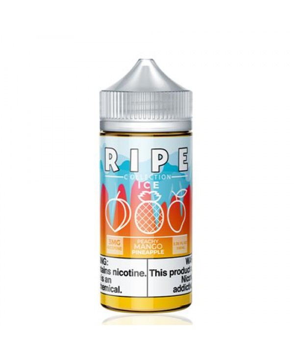 Ripe Collection Peachy Mango Pineapple ICE 100ml Vape Juice