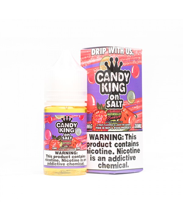 Candy King On Salt Strawberry Watermelon Bubblegum 30ml Nic Salt Vape Juice