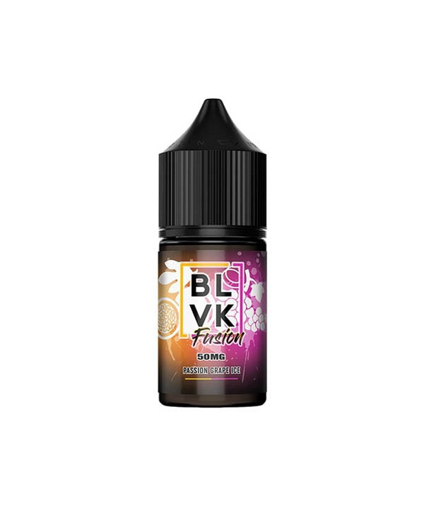 BLVK Fusion Salts Passion Grape Ice 30ml Nic Salt Vape Juice