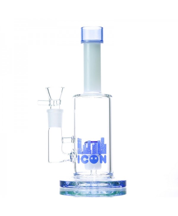 Diamond Glass Icon Series - Pill 9.5" Bong - Rig Default Title