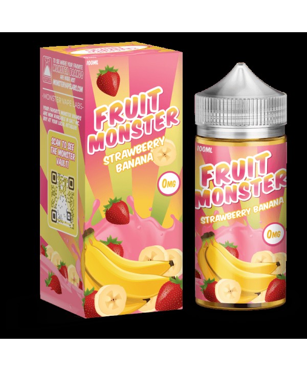 Fruit Monster Strawberry Banana 100ml Vape Juice