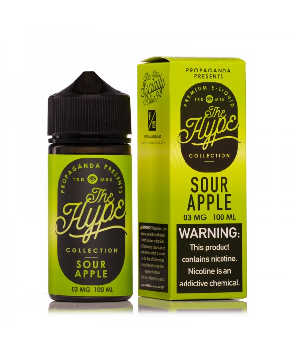 The Hype Sour Apple 100ml Vape Juice