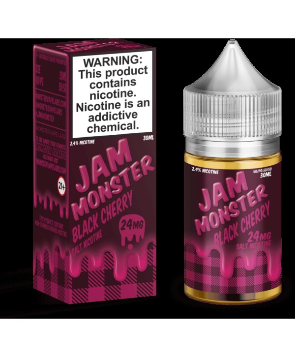 Jam Monster Black Cherry 30ml Nic Salt Vape Juice