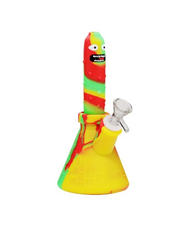 Pickle Rick Silicone Bong