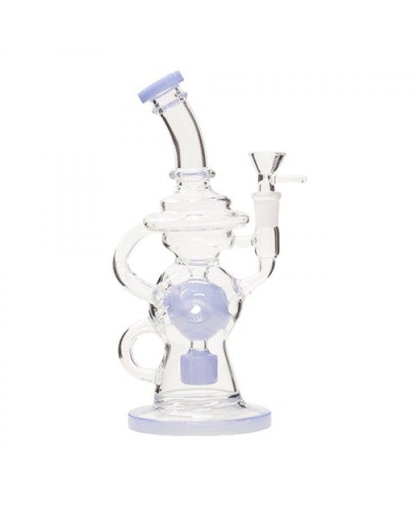 Glass Exosphere Recycler Dab Rig