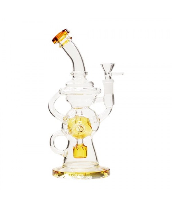 Glass Exosphere Recycler Dab Rig