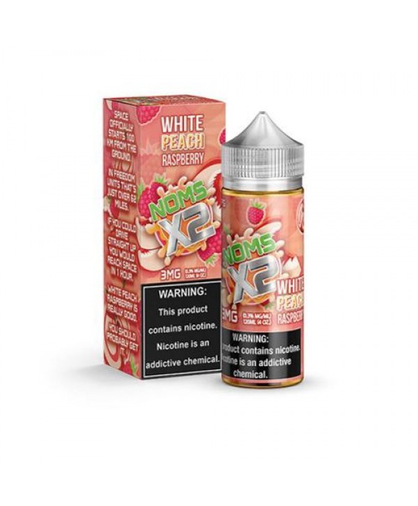 NOMS X2 White Peach Raspberry 120ml Vape Juice