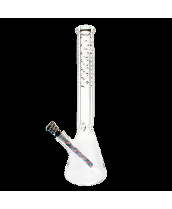 MAV Glass Bats All Over x WigWag 18" Beaker Bong