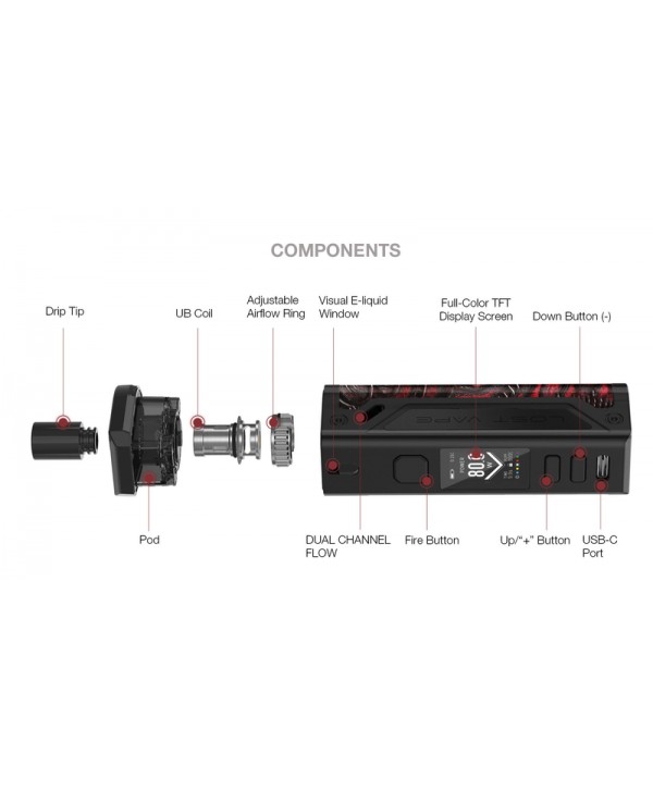 Thelema 80W Pod Device - Lost Vape