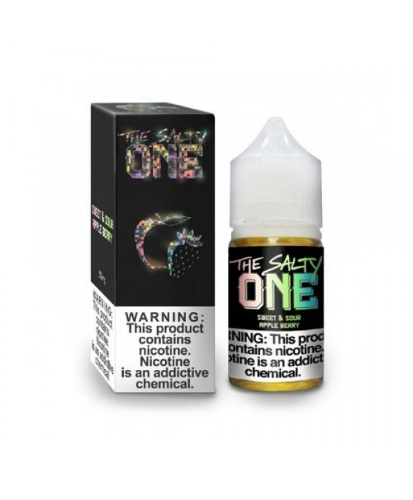 The Salty One Sweet & Sour Apple Berry 30ml Nic Salt Vape Juice