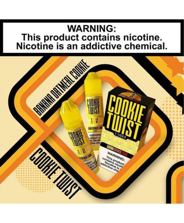 Cookie Twist Banana Oatmeal Cookie 2x60ml Vape Juice