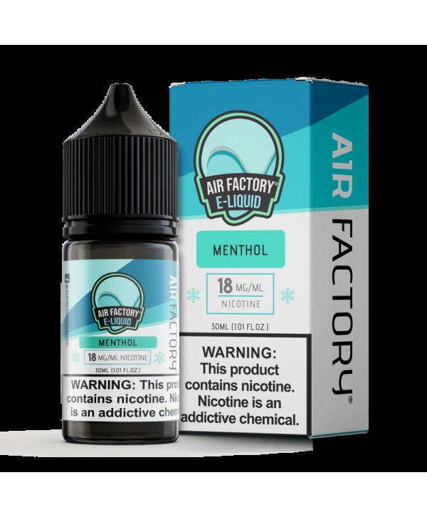 Air Factory Menthol 30ml Nic Salt Vape Juice