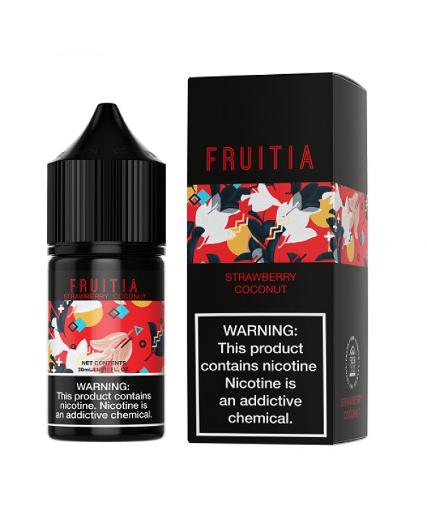 Fruitia Strawberry Coconut 30ml Nic Salt Vape Juice