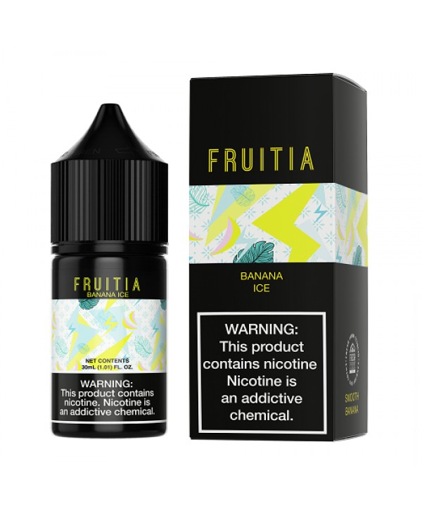 Fruitia Banana Ice 30ml Nic Salt Vape Juice