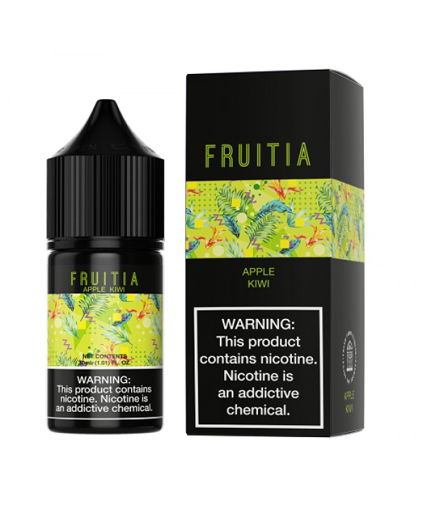 Fruitia Apple Kiwi 30ml Nic Salt Vape Juice