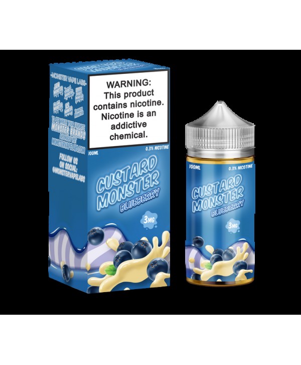 Custard Monster Blueberry Custard 100ml Vape Juice