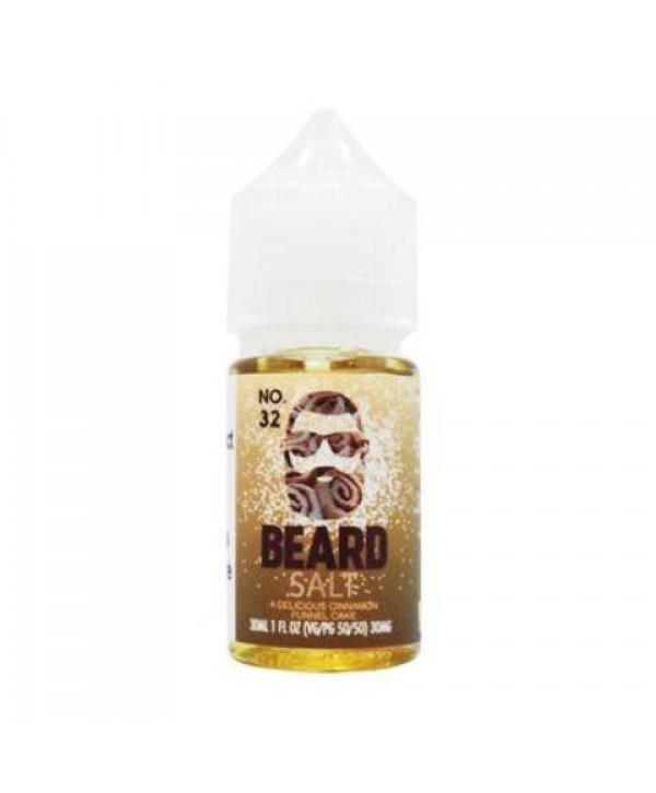 Beard Vape Co Salts No. 32 Cinnamon Funnel Cake 30ml Nic Salt Vape Juice