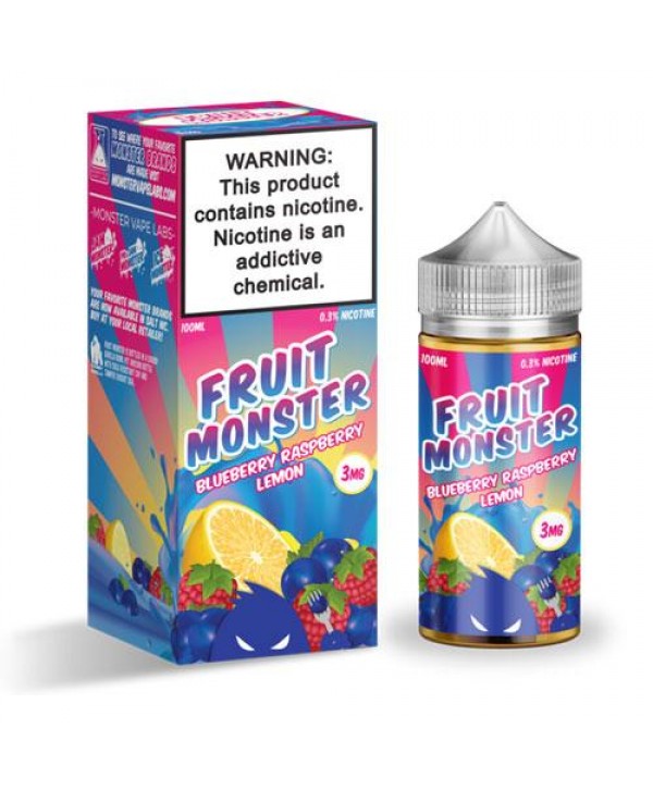 Fruit Monster Blueberry Raspberry Lemon 100ml Vape Juice