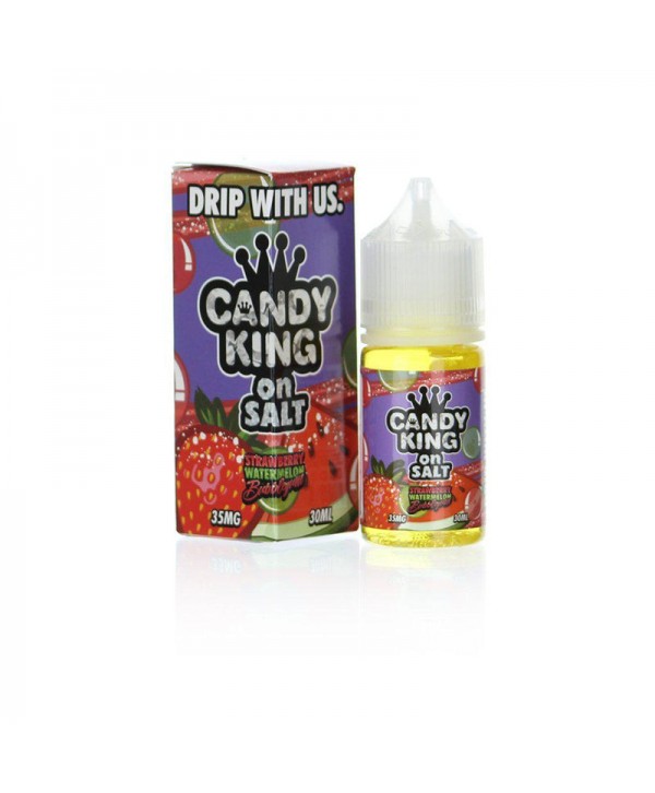 Candy King On Salt Strawberry Watermelon Bubblegum 30ml Nic Salt Vape Juice