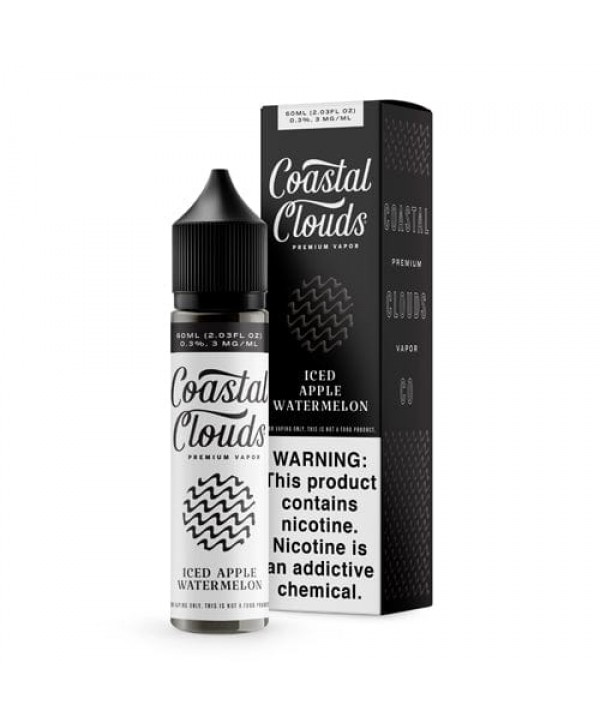 Coastal Clouds Iced Apple Watermelon 60ml Vape Juice