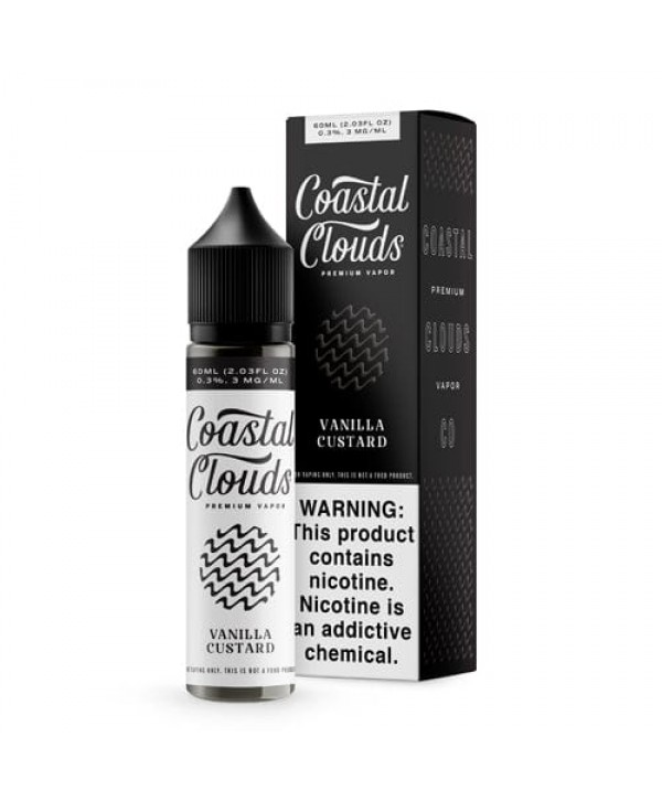 Coastal Clouds Vanilla Custard 60ml Vape Juice