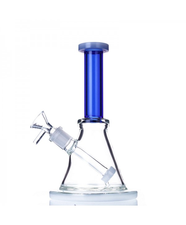 8" Triangular Bong w- Built-In Downstem