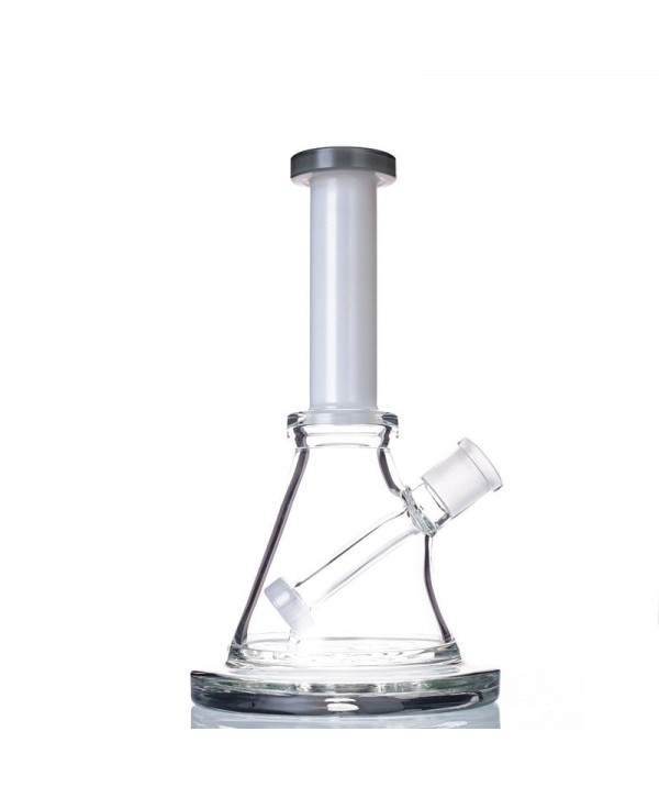 8" Triangular Bong w- Built-In Downstem