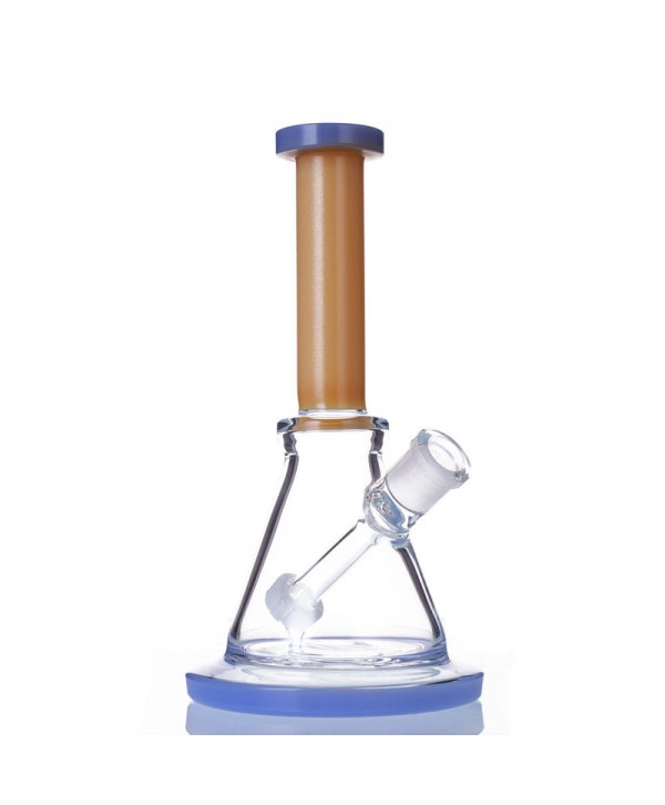 8" Triangular Bong w- Built-In Downstem