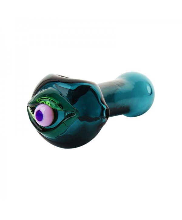 Bjorn Jorgøn Blue 3D Eyeball Hand Pipe