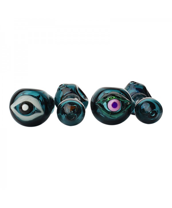 Bjorn Jorgøn Blue 3D Eyeball Hand Pipe