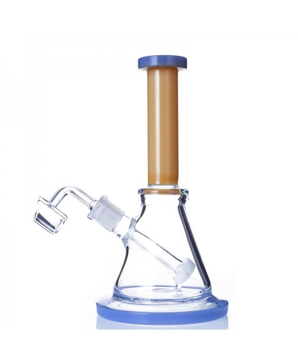 8" Triangular Bong w- Built-In Downstem