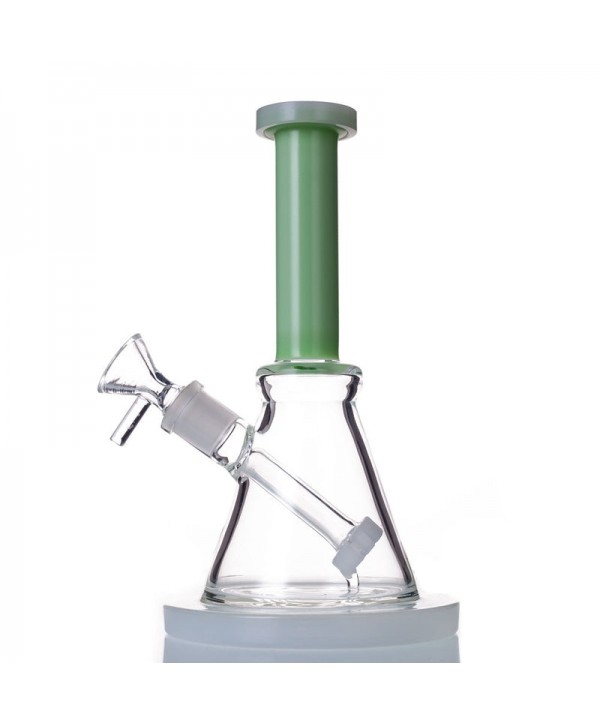 8" Triangular Bong w- Built-In Downstem