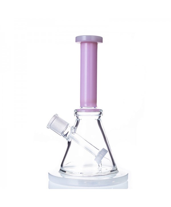 8" Triangular Bong w- Built-In Downstem