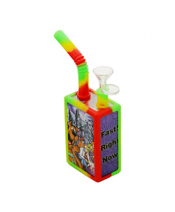 Cartoon Juice Box Silicone Bong