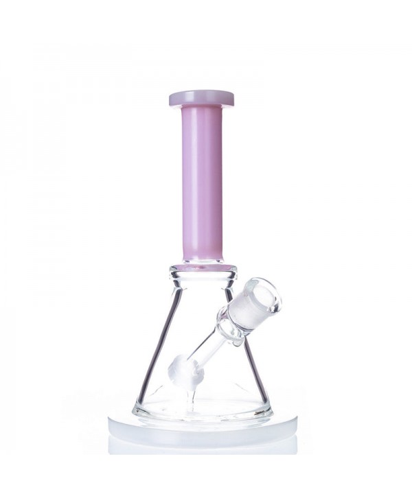 8" Triangular Bong w- Built-In Downstem