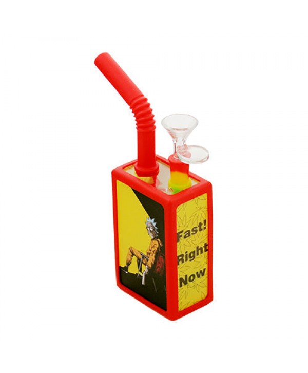 Cartoon Juice Box Silicone Bong