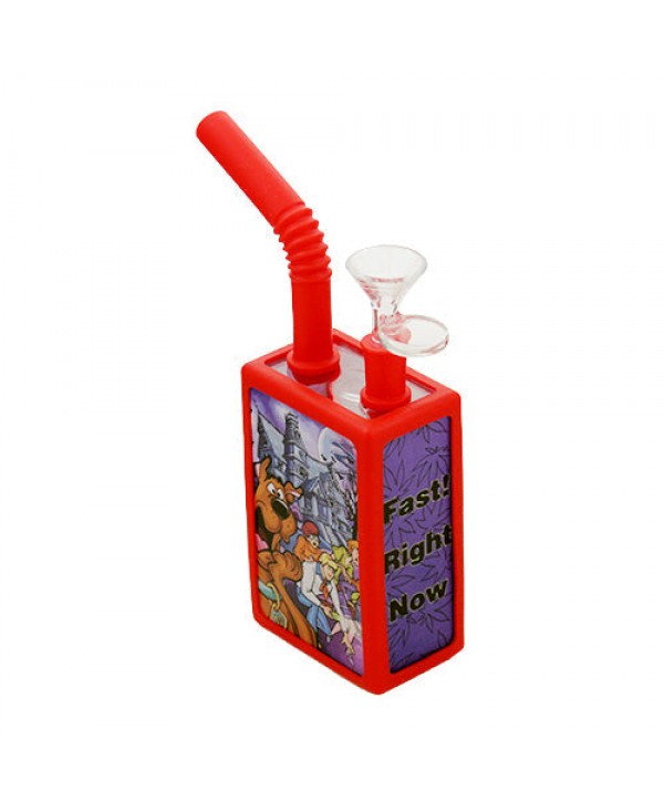 Cartoon Juice Box Silicone Bong