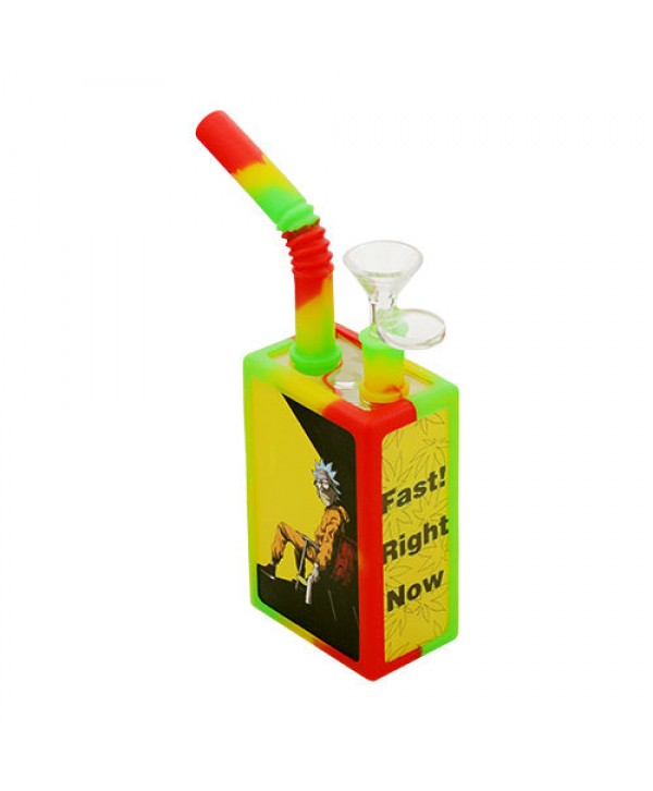 Cartoon Juice Box Silicone Bong