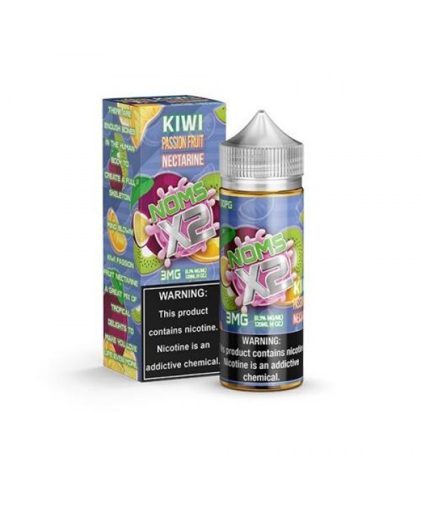 NOMS X2 Kiwi Passion Fruit Nectarine 120ml Vape Juice