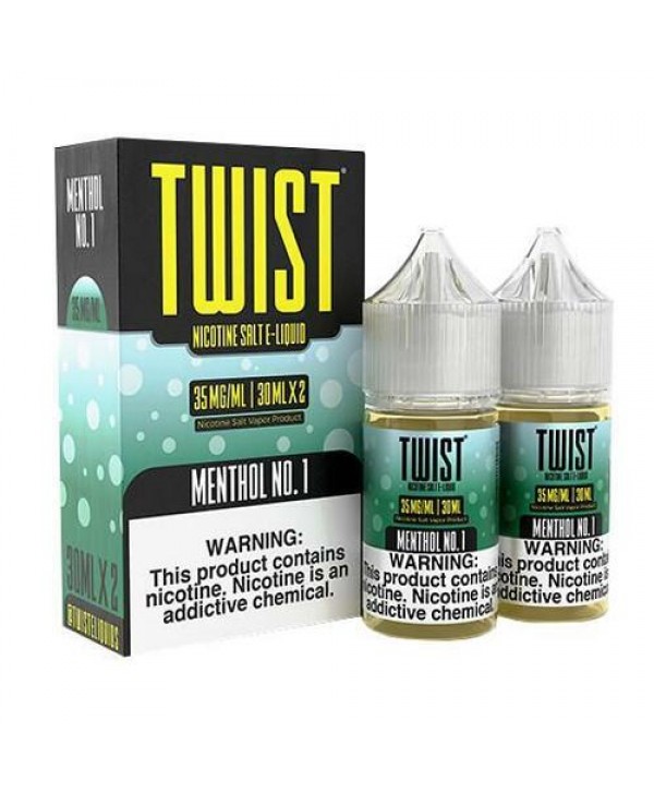 Menthol No.1 2x 30ml (60ml) Nic Salt Vape Juice - Twist E-Liquids