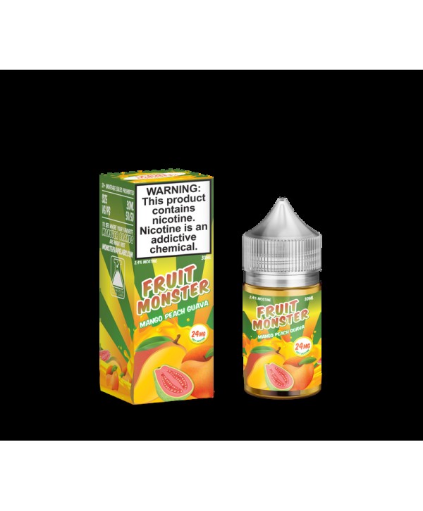 Fruit Monster Salts Mango Peach Guava 30ml Nic Salt Vape Juice