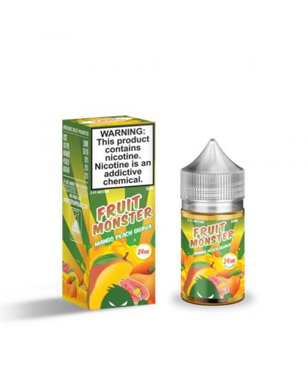 Fruit Monster Salts Mango Peach Guava 30ml Nic Salt Vape Juice