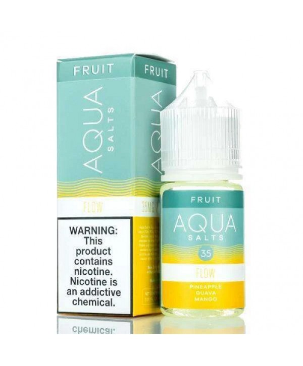 Aqua Synthetic Nicotine Flow 30ml Nic Salt Vape Juice