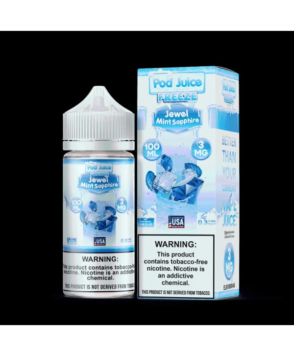 Pod Juice Freeze Jewel Mint Sapphire TF 100ml Vape Juice