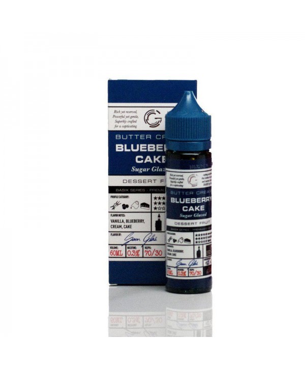 Basix Series by Glas Vapors - Blueberry Cake Vape Juice (60mL)