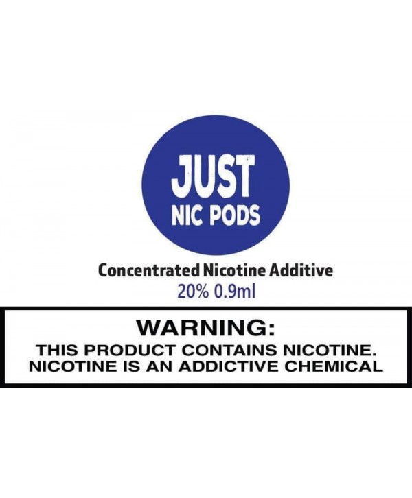 Zin Just Nic Pods Nicotine Additive