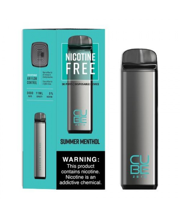 Cube Zero 0mg Disposable Vape