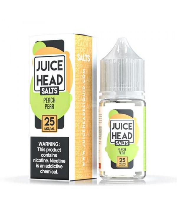 Juice Head Salts Peach Pear 30ml Nic Salt Vape Juice