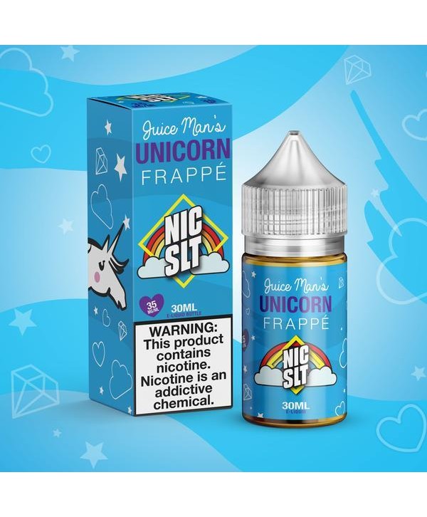 Juice Man NIC SLT Unicorn Frappe 30ml Nic Salt Vape Juice