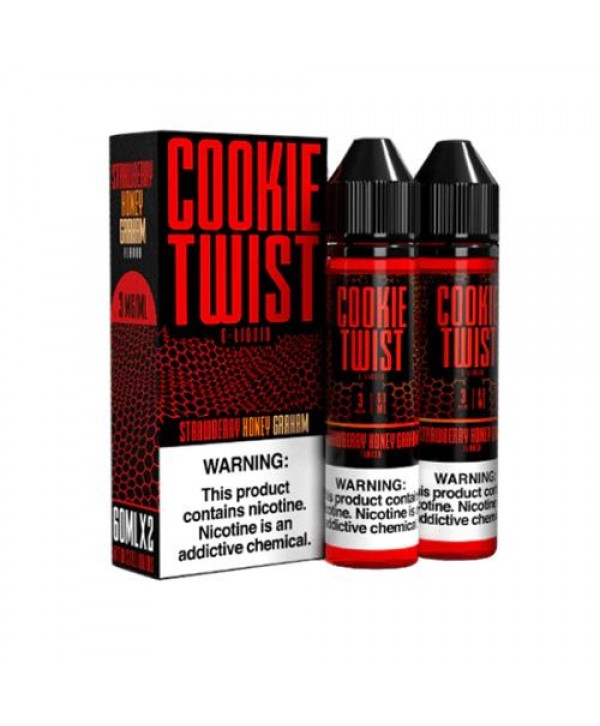 Cookie Twist Strawberry Honey Graham 2x60ml Vape Juice